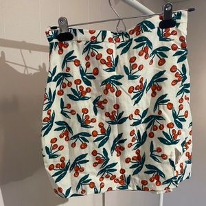 Cherry print skirt